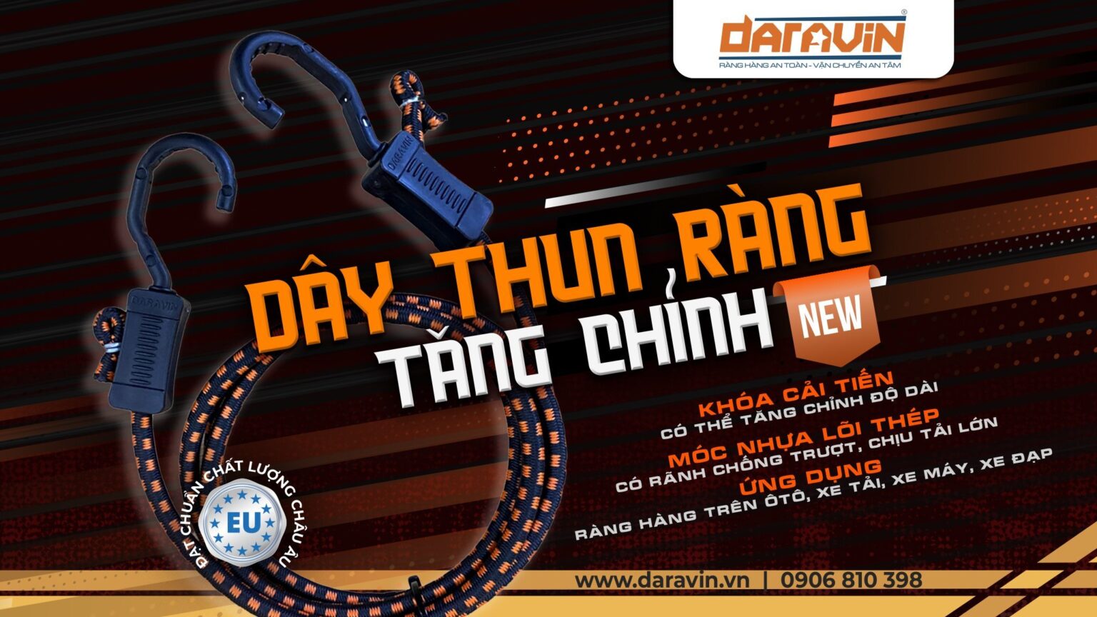 Dây Thun Ràng Xe Máy DARAVIN - Biker Sài Gòn