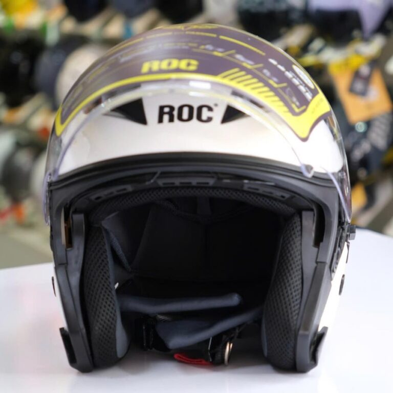 Roc R68 Nón Bảo Hiểm 3/4 Roc R68 2 Kính | Biker Sài Gòn
