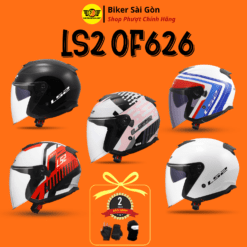 Mũ Bảo Hiểm 3/4 LS2 OF626 Compass